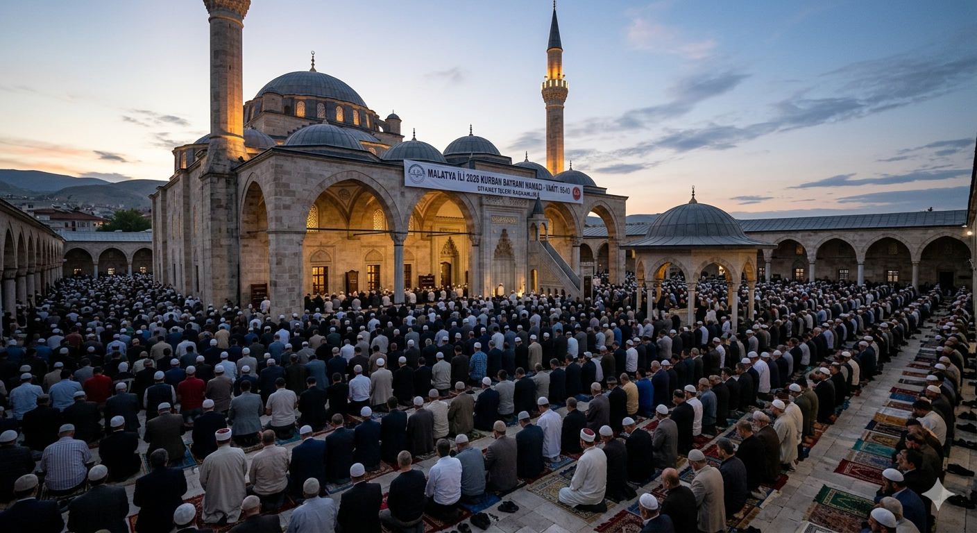 Malatya İlçe İlçe Kurban Bayramı Namaz Vakitleri (2026)