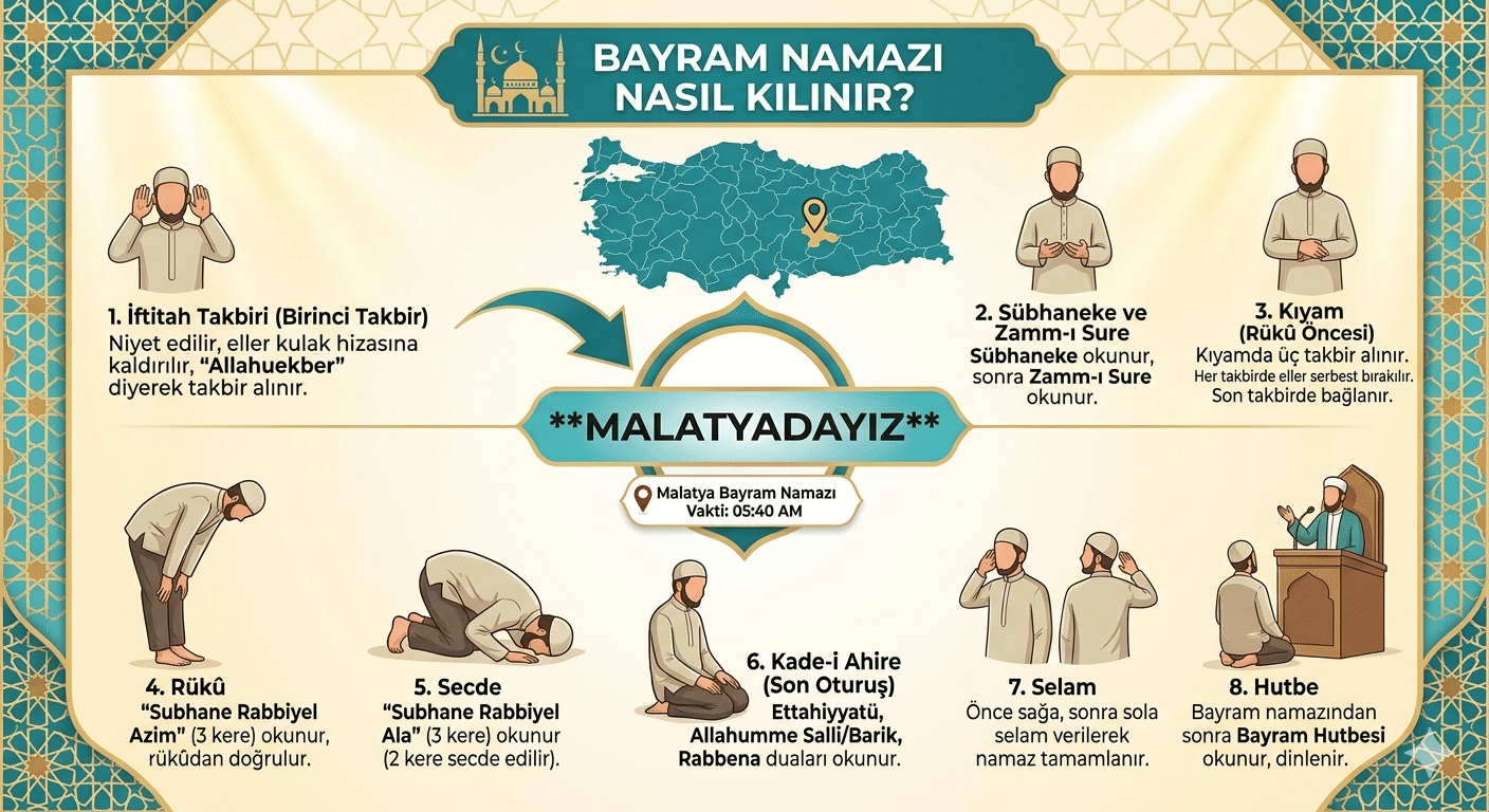 Bayram namazı nasıl kılınır ?